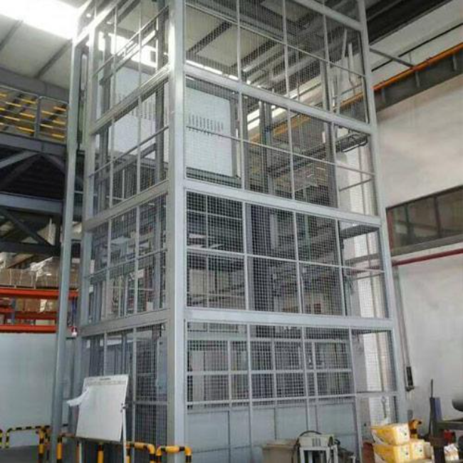 驿城导轨式升降平台货梯